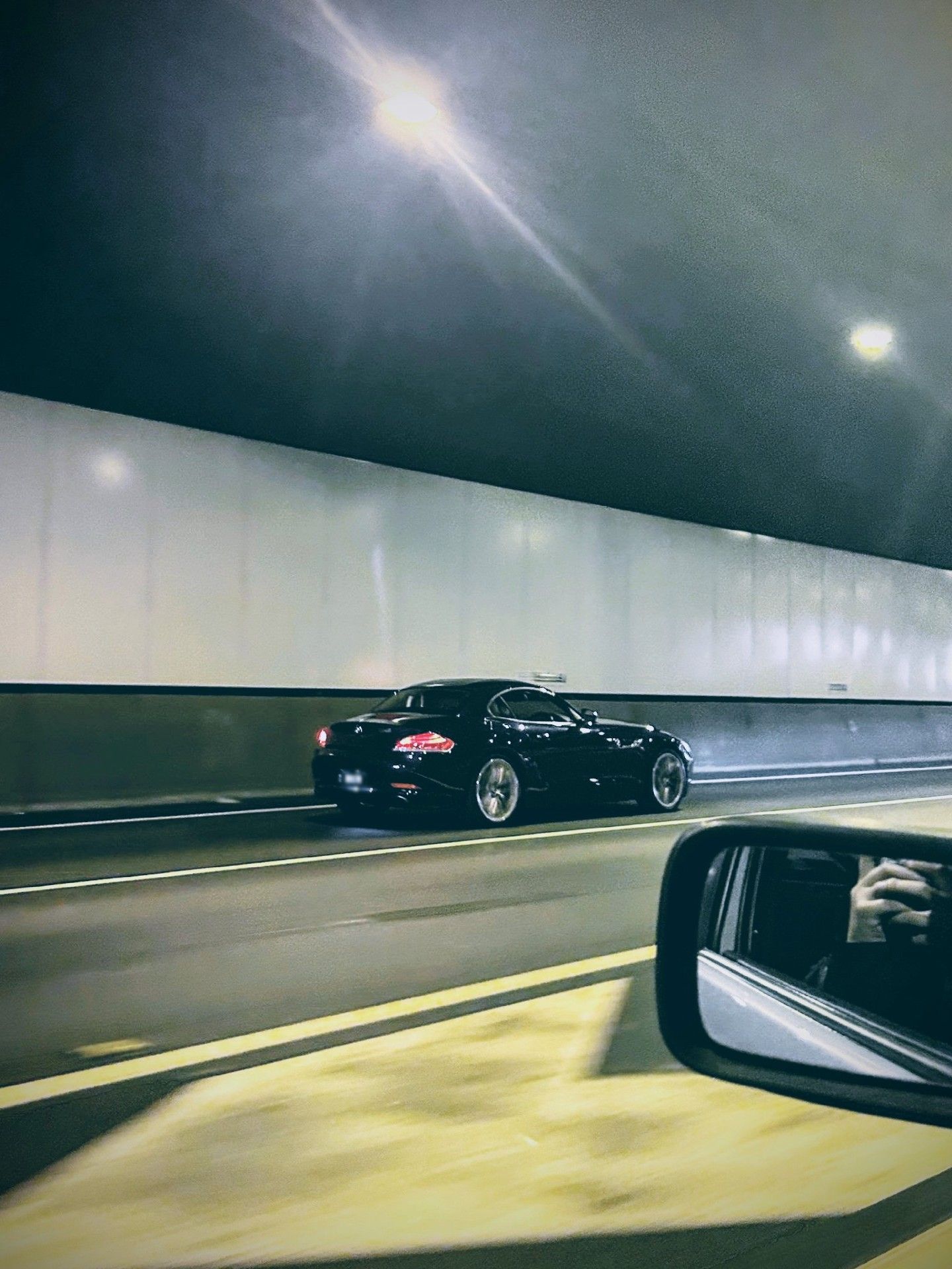 I was spotted in the tunnel by a friend who snapped this great pic!