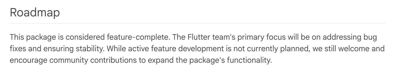 go_router in maintenance mode