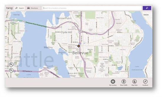 Bing Maps Metro