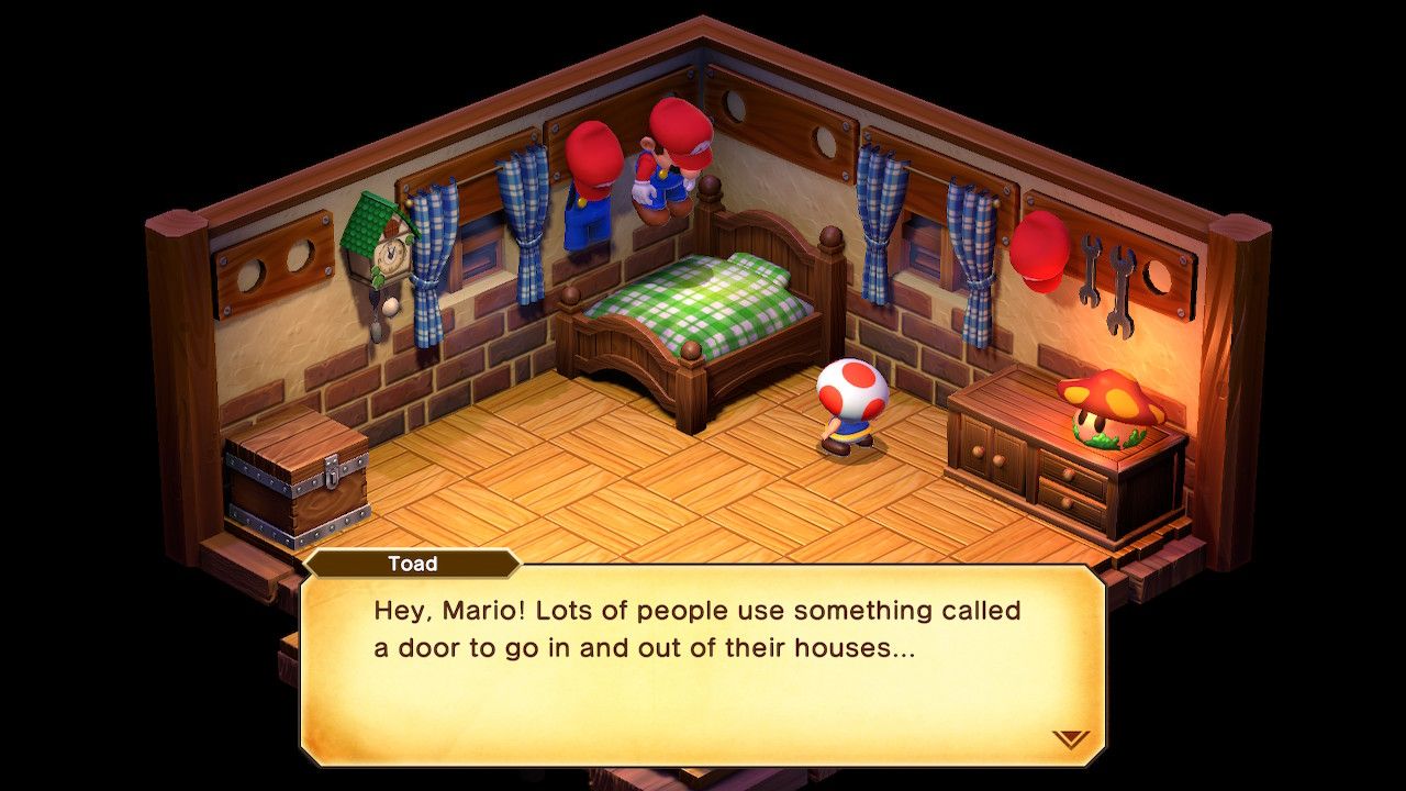 Mario Mario on the wall