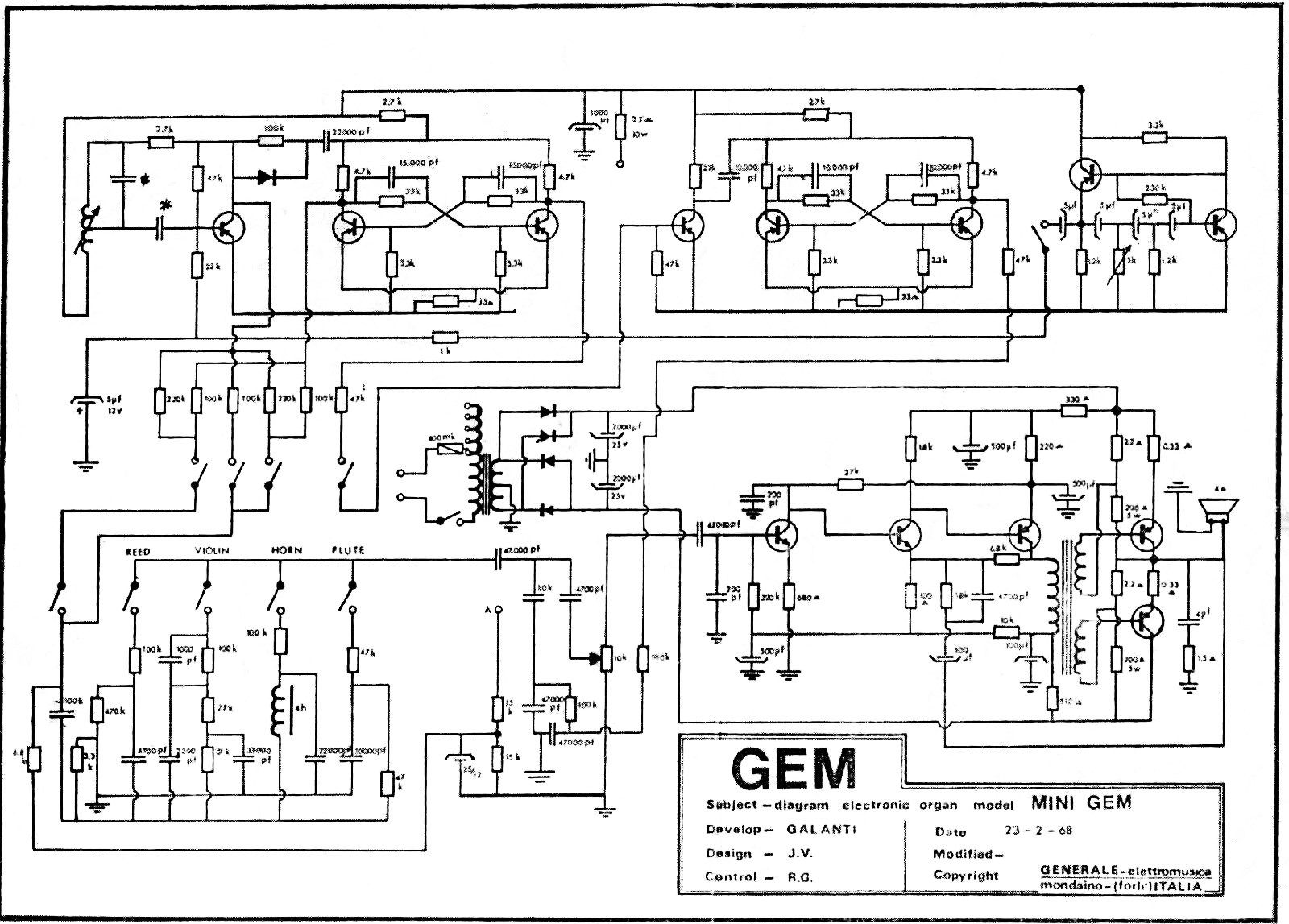 GEM Mini schematic