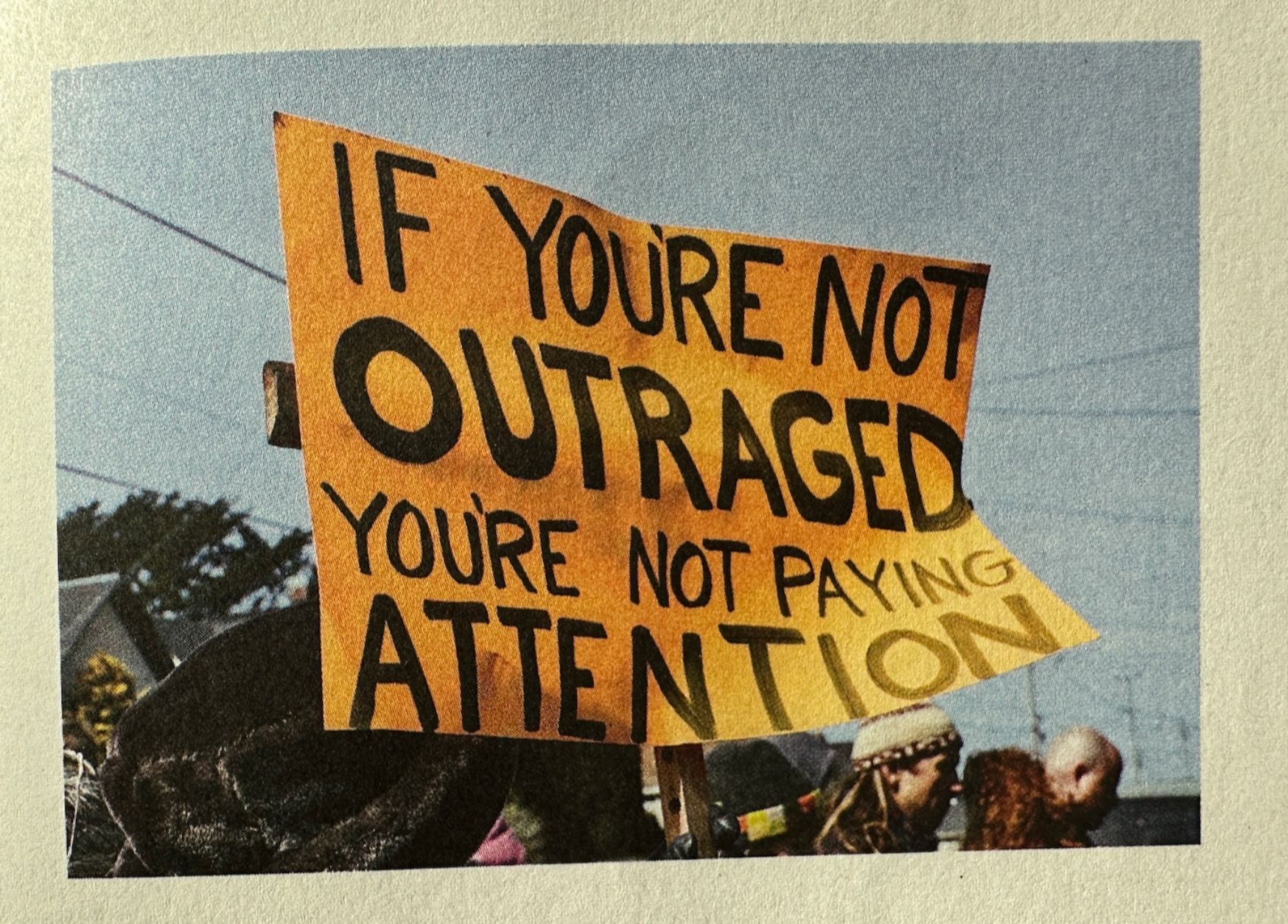 If you’re not outraged…