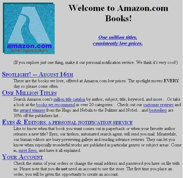 Amazon, 1995