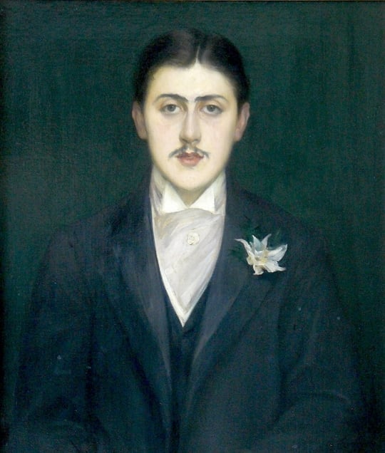 Portrait of Marcel Proust painted by Jacques-Émile Blanche in 1892, when Proust was 21 years old.