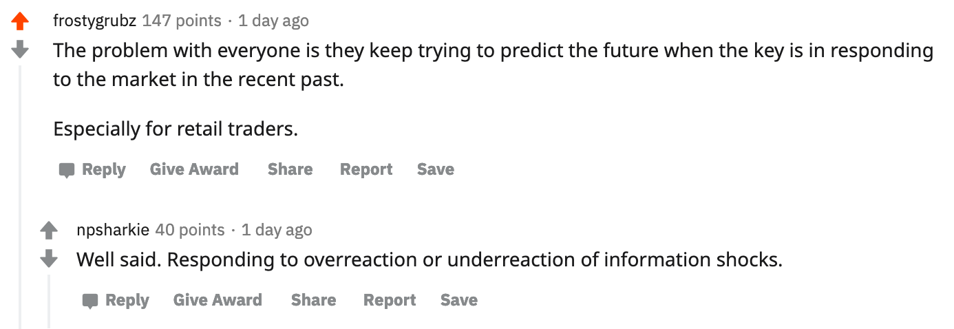 Information Shock Trading Stocks