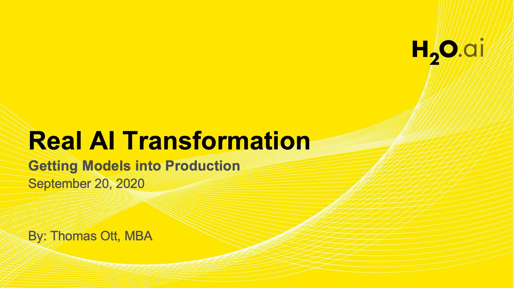 Real AI Transformation by Thomas Ott