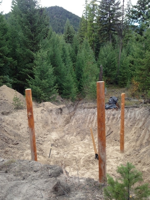 Posts in ground