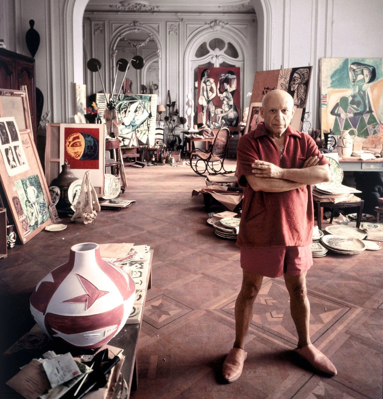 Pablo Picasso in Cannes, September 11, 1956
