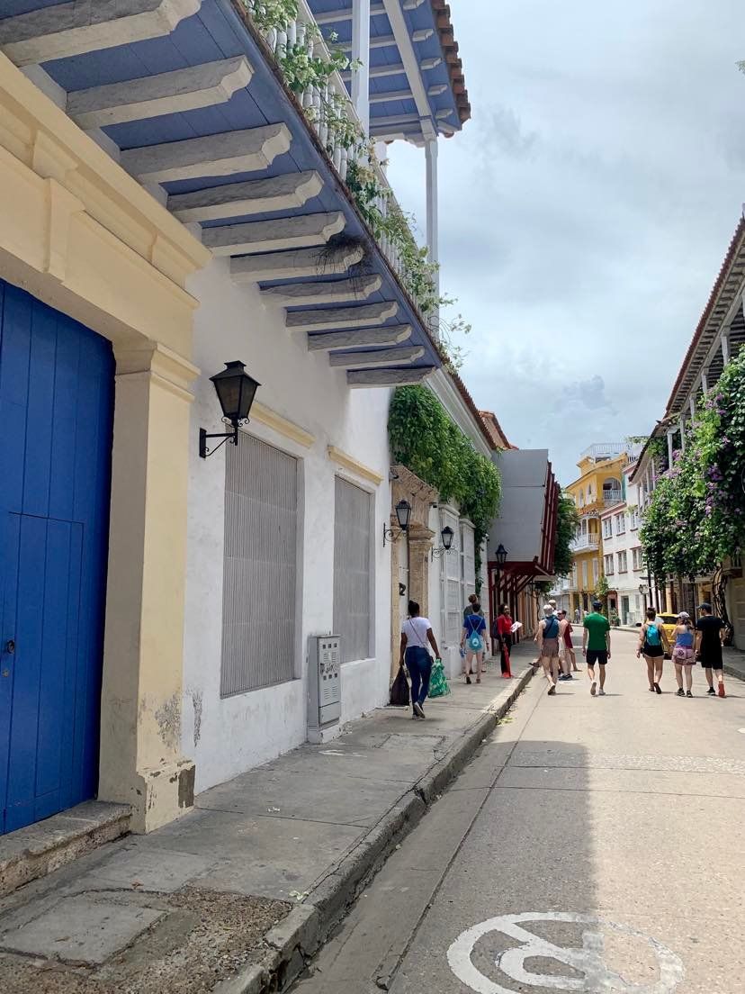 The streets of Cartagena