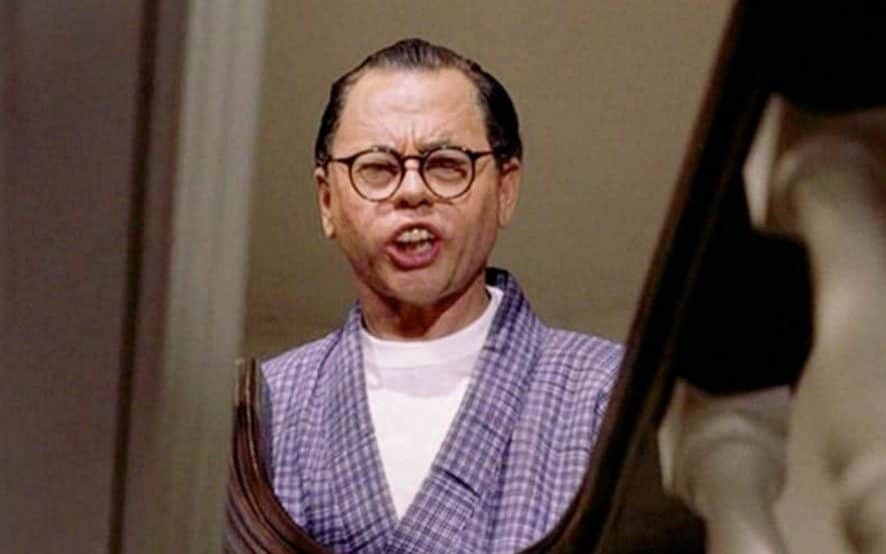 Mr Yunioshi (Played by Mickey Rooney) - Breakfast at Tiffany’s