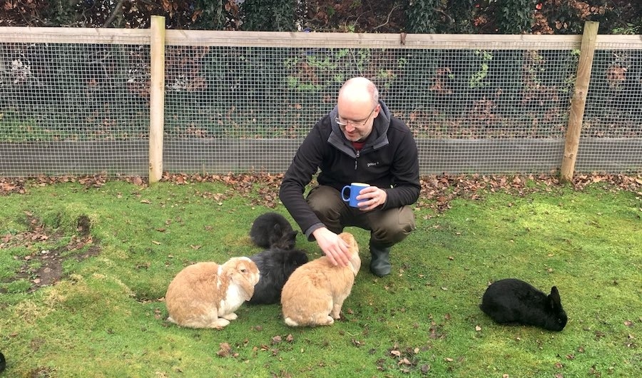 Tea break with the Fat Fluffs residents.