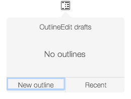 OutlineEdit Fast Menu