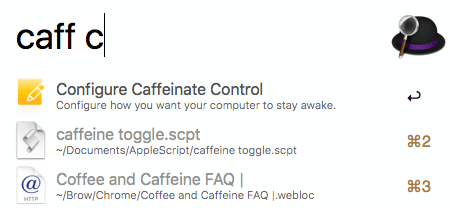 Caffeinate Control