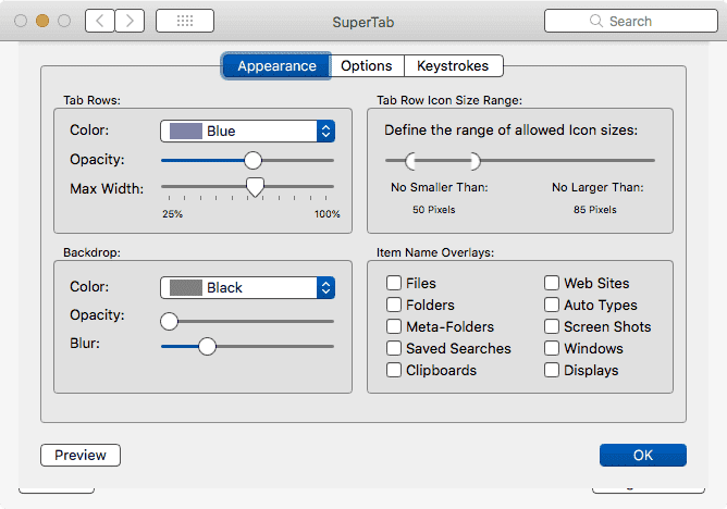 SuperTab Preferences 2