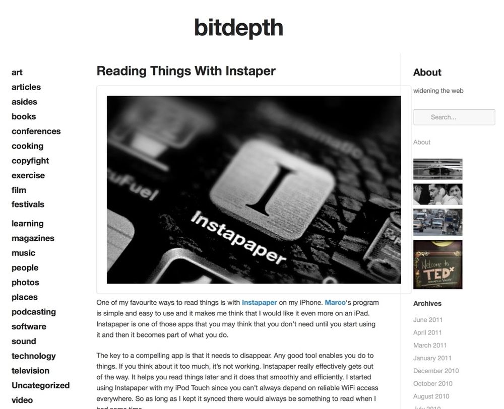 bitdepth.org in 2011