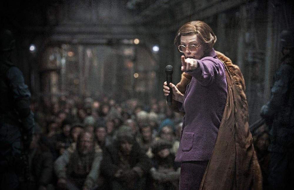 Tilda Swinton in Bong Joon Ho’s Snowpiercer