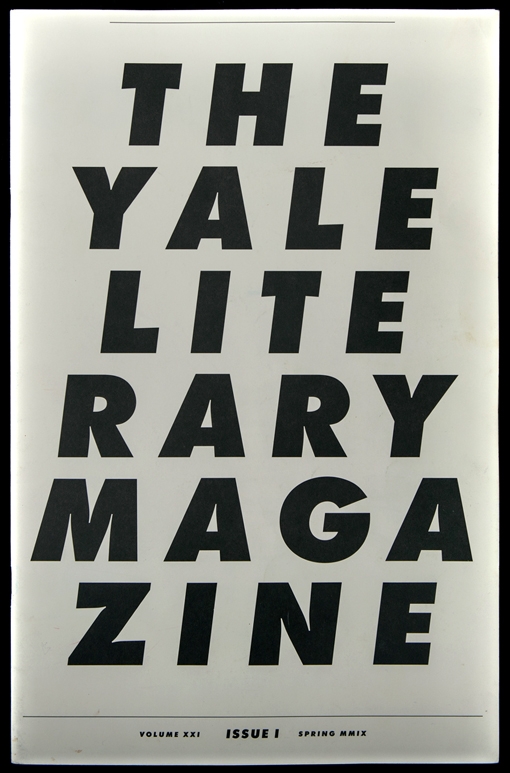 yale literary magazine [type] [cover] [editorial]