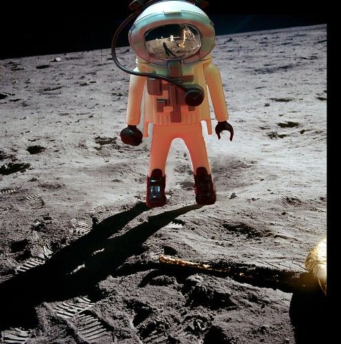 First Playmobil on the Moon