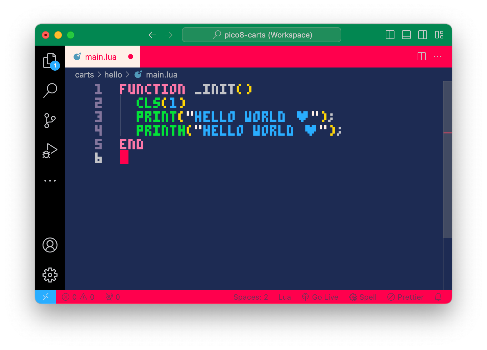 Getting Started with Local Development for Pico-8 and VS Code - Max Zsol