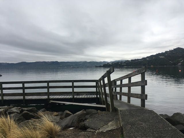 a grey day at the wharf