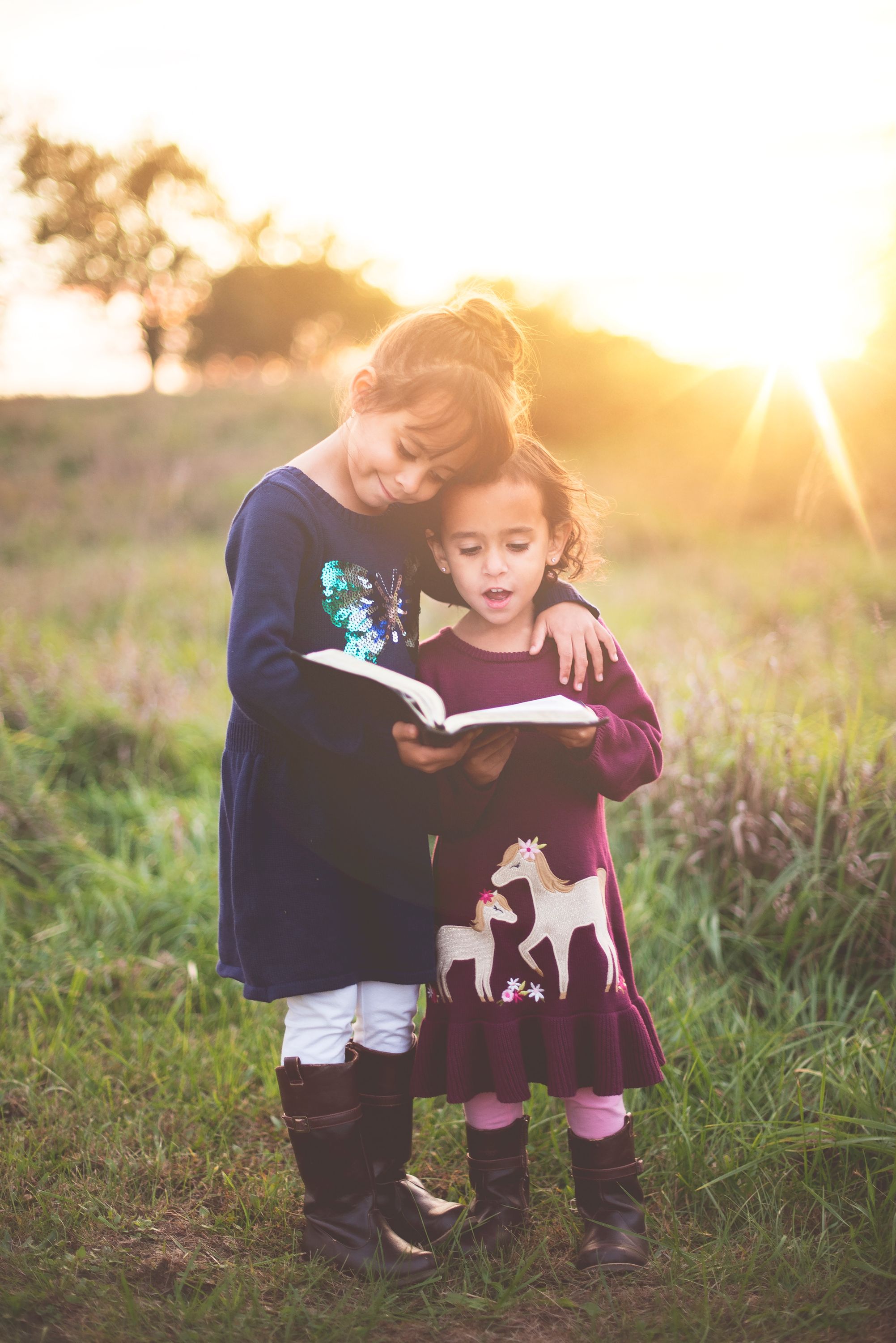 girls and book by Ben White