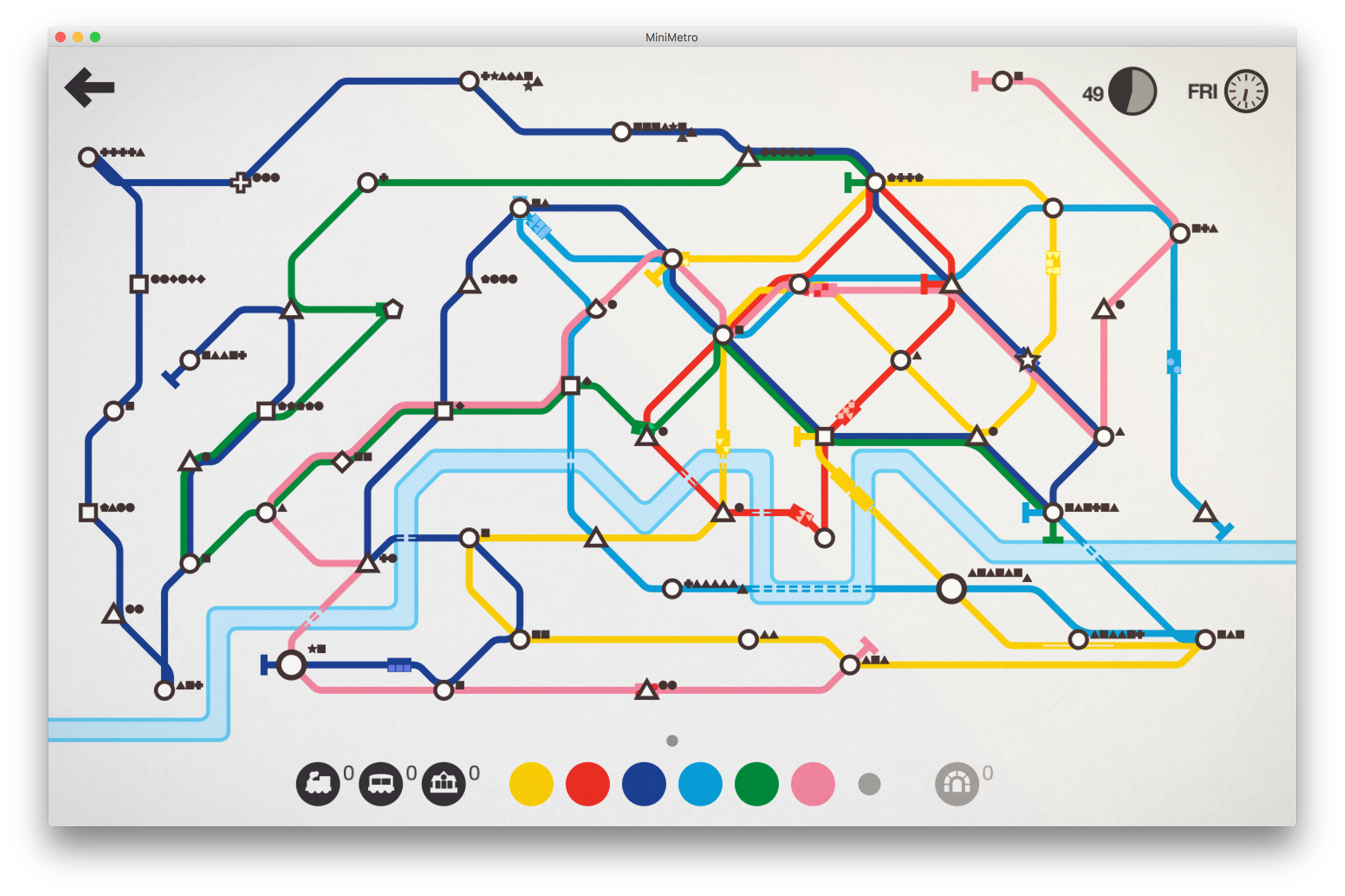 Mini Metro on OS X