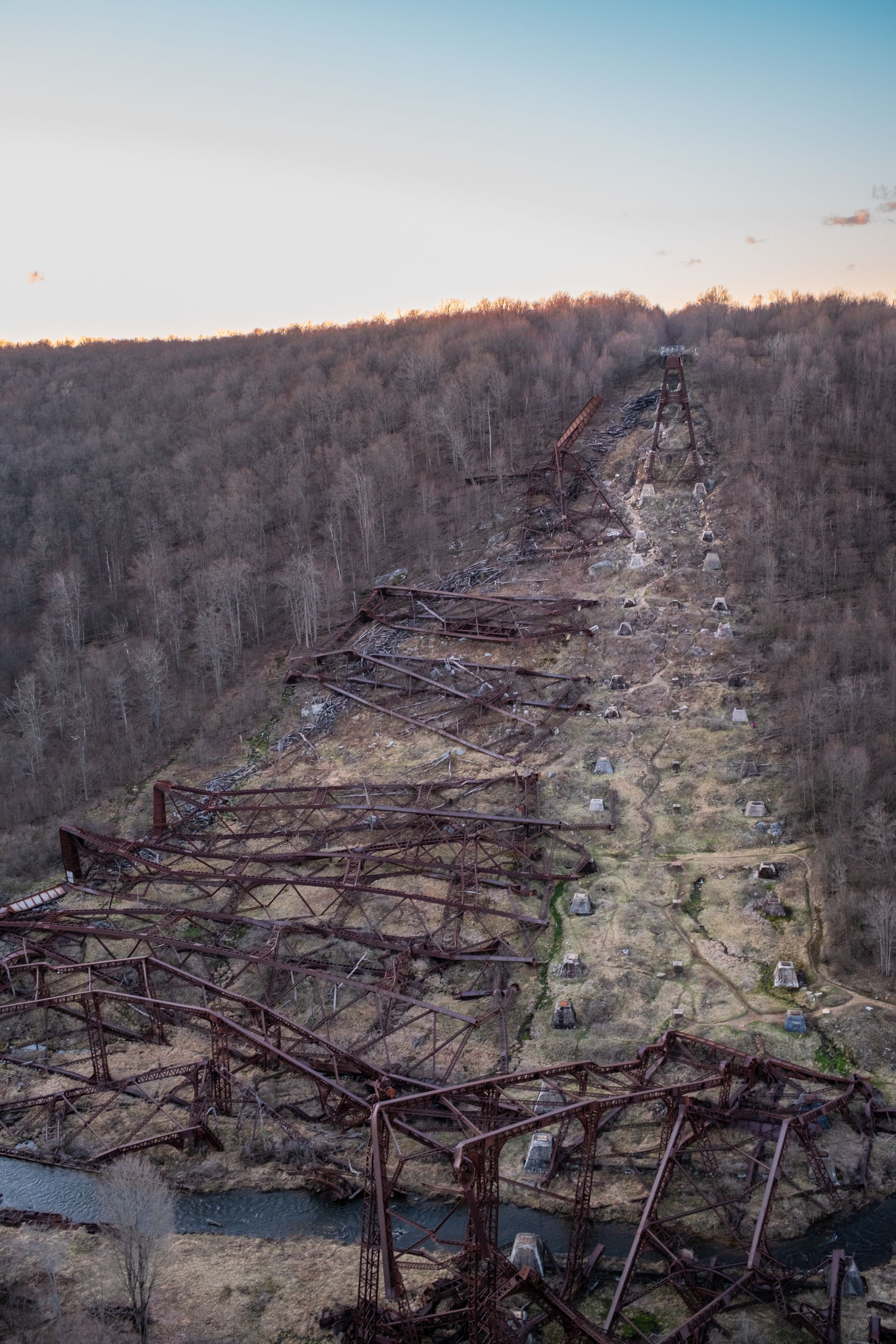 Kinzua Bridge Remains