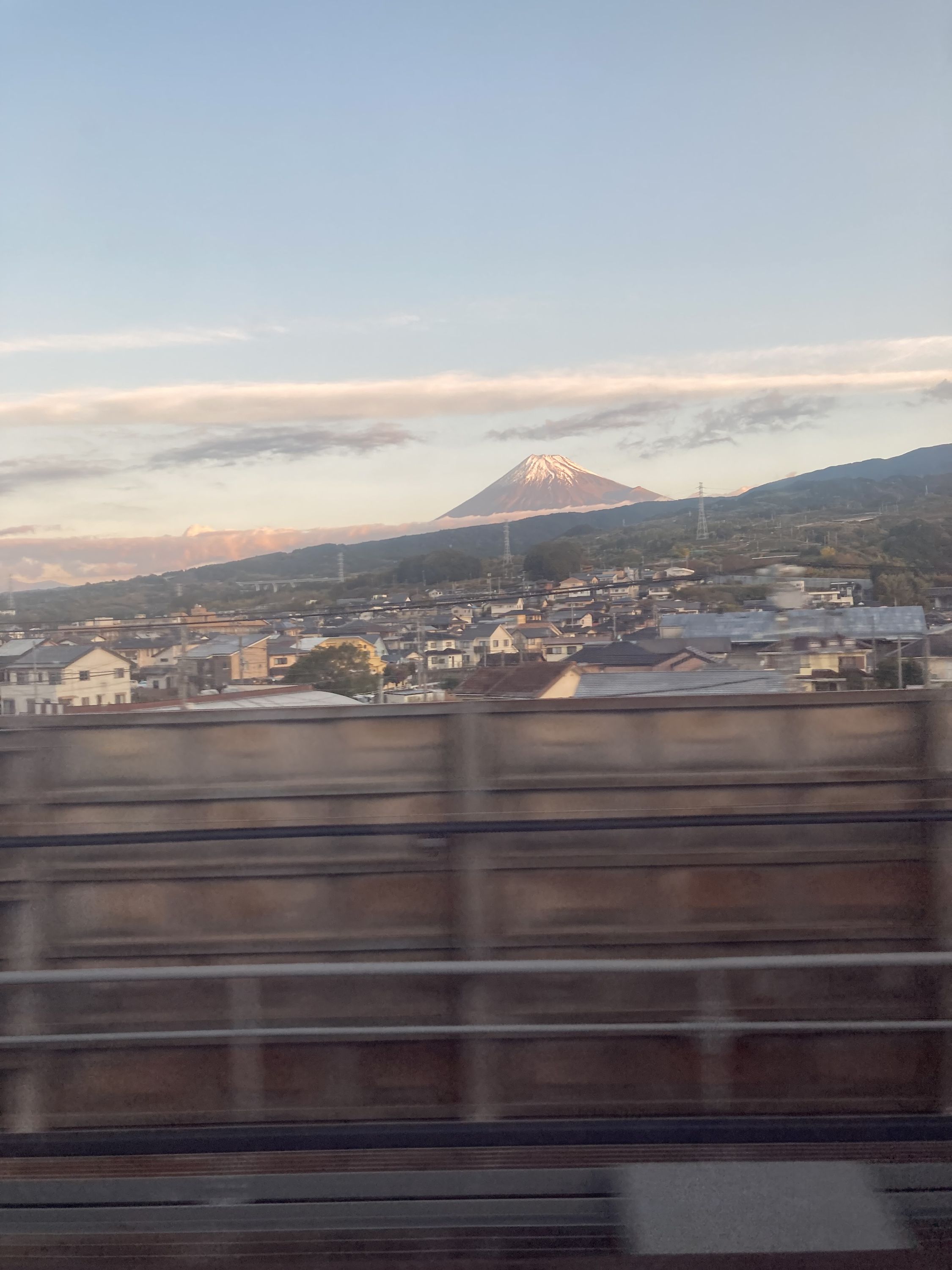 Mount Fuji from the Shinkansen