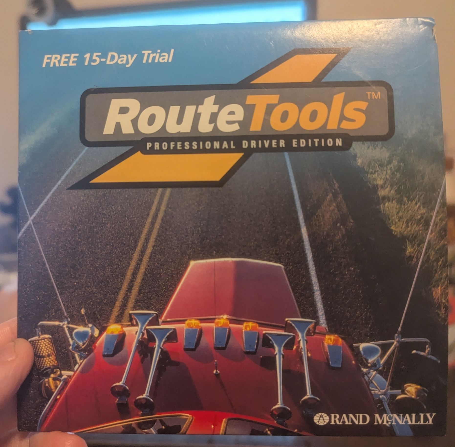 packaging for a 15-day trial software of RouteTools