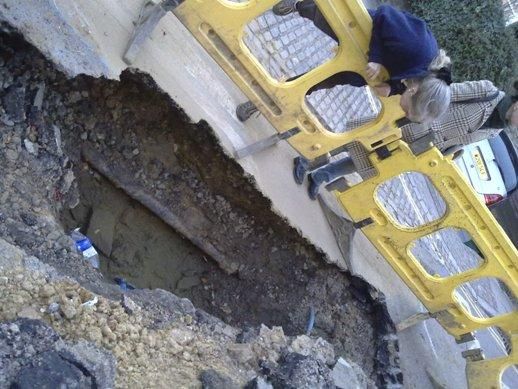 C:\Users\Janine\Dropbox\HNF Plan\Evidence Base to accompany Plan\Basement evidence\Sink Holes\2009 New End large hole appeared under roadway.jpg