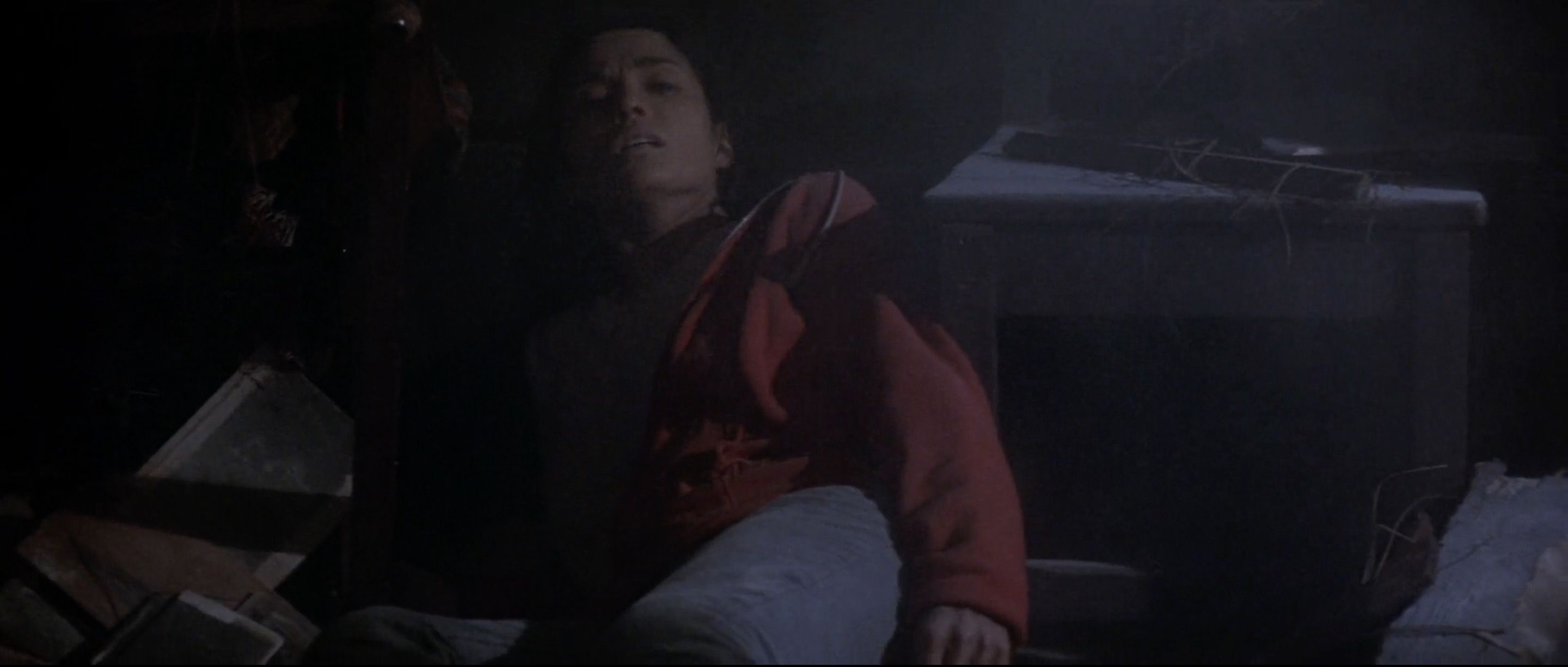 Ramona has been tossed by the bear into the water and she looks on helplessly as John is killed by the bear. This shot is the last time we see her. There’s no aftermath, no reckoning. The movie just does not care about her or anyone other than Verne and Maggie.