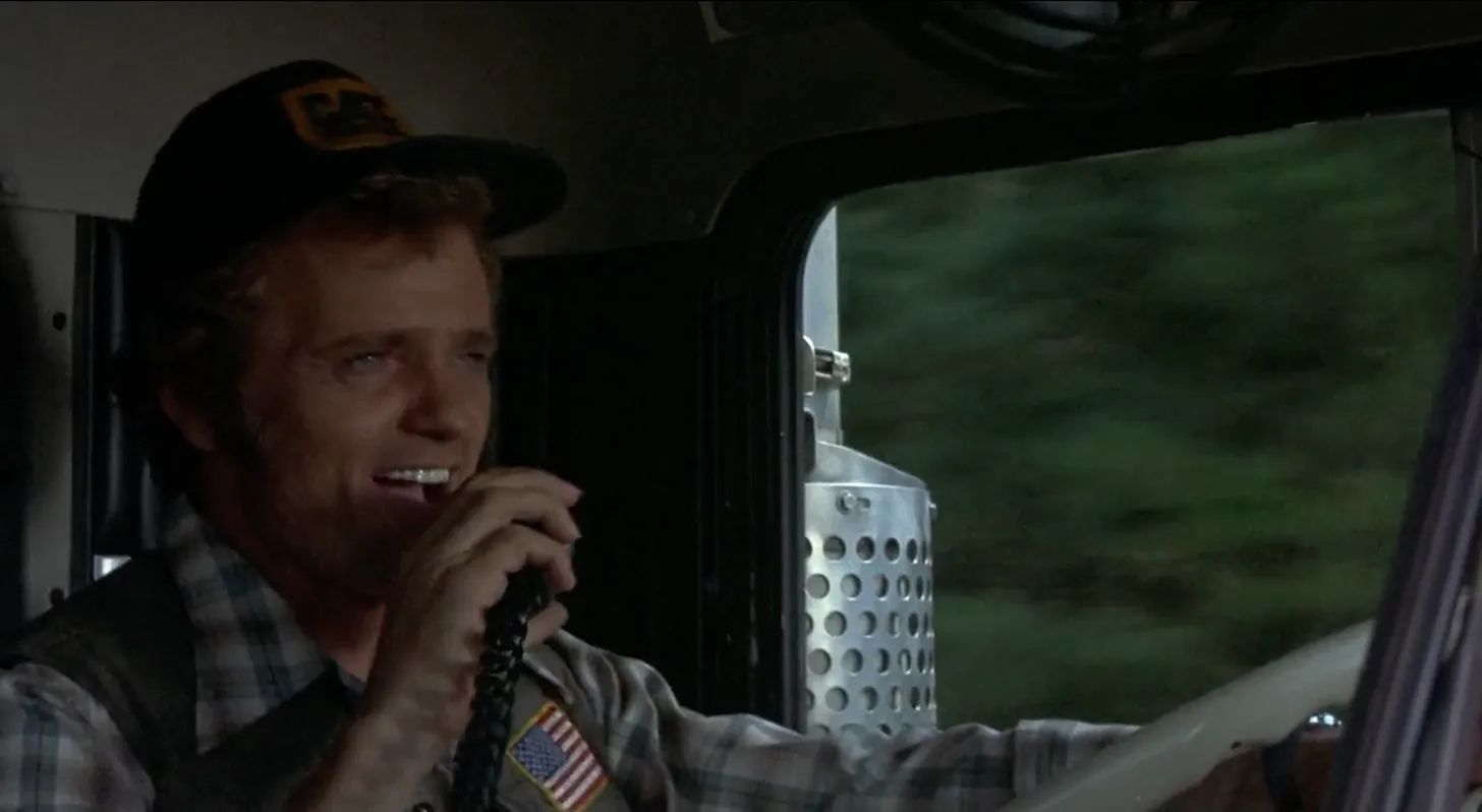 Jerry Reed really is terrific in this. He’s got an easy rapport with Reynolds, even when Burt’s not even in the shot.