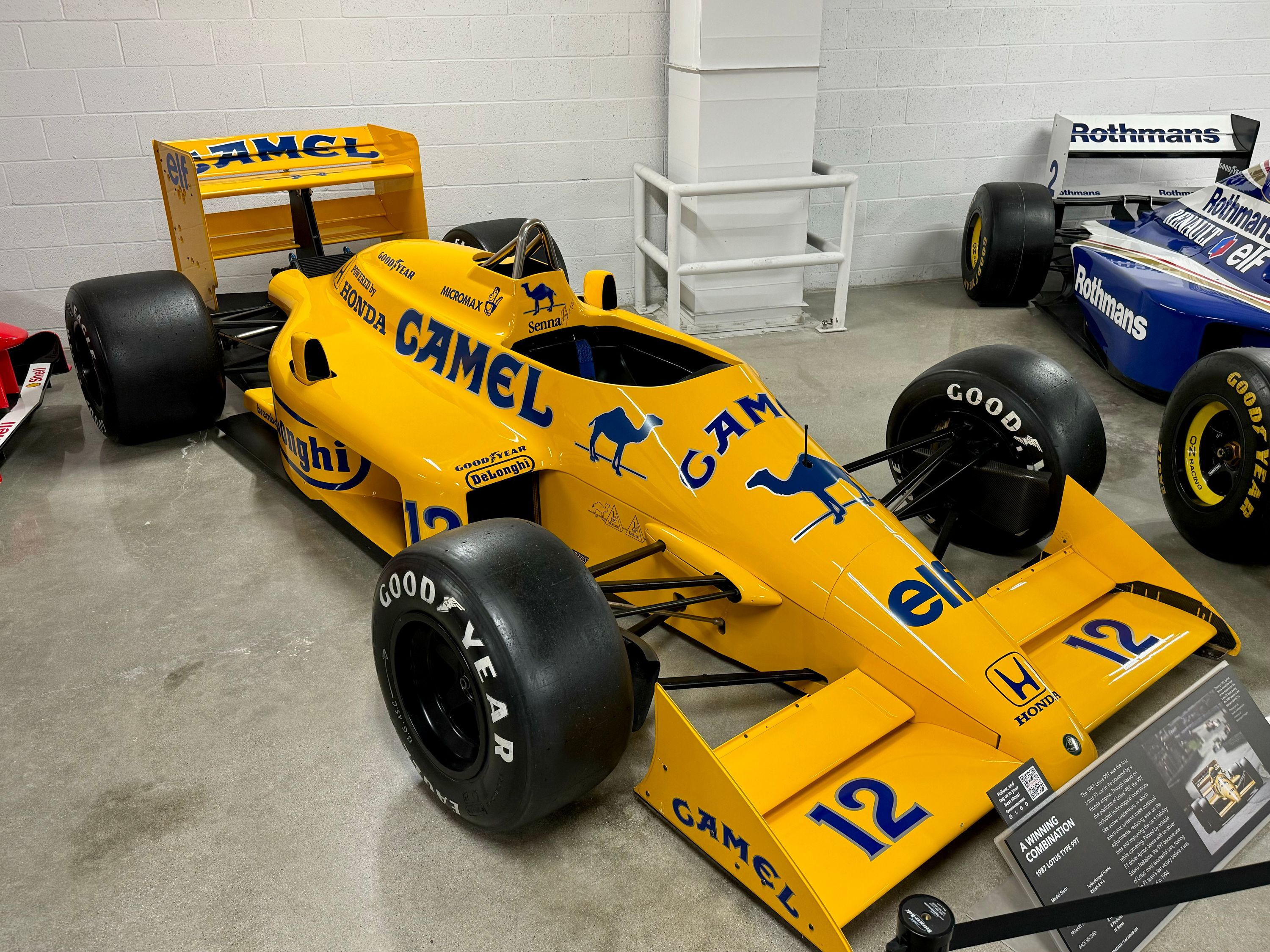 Also driven by Ayrton Senna