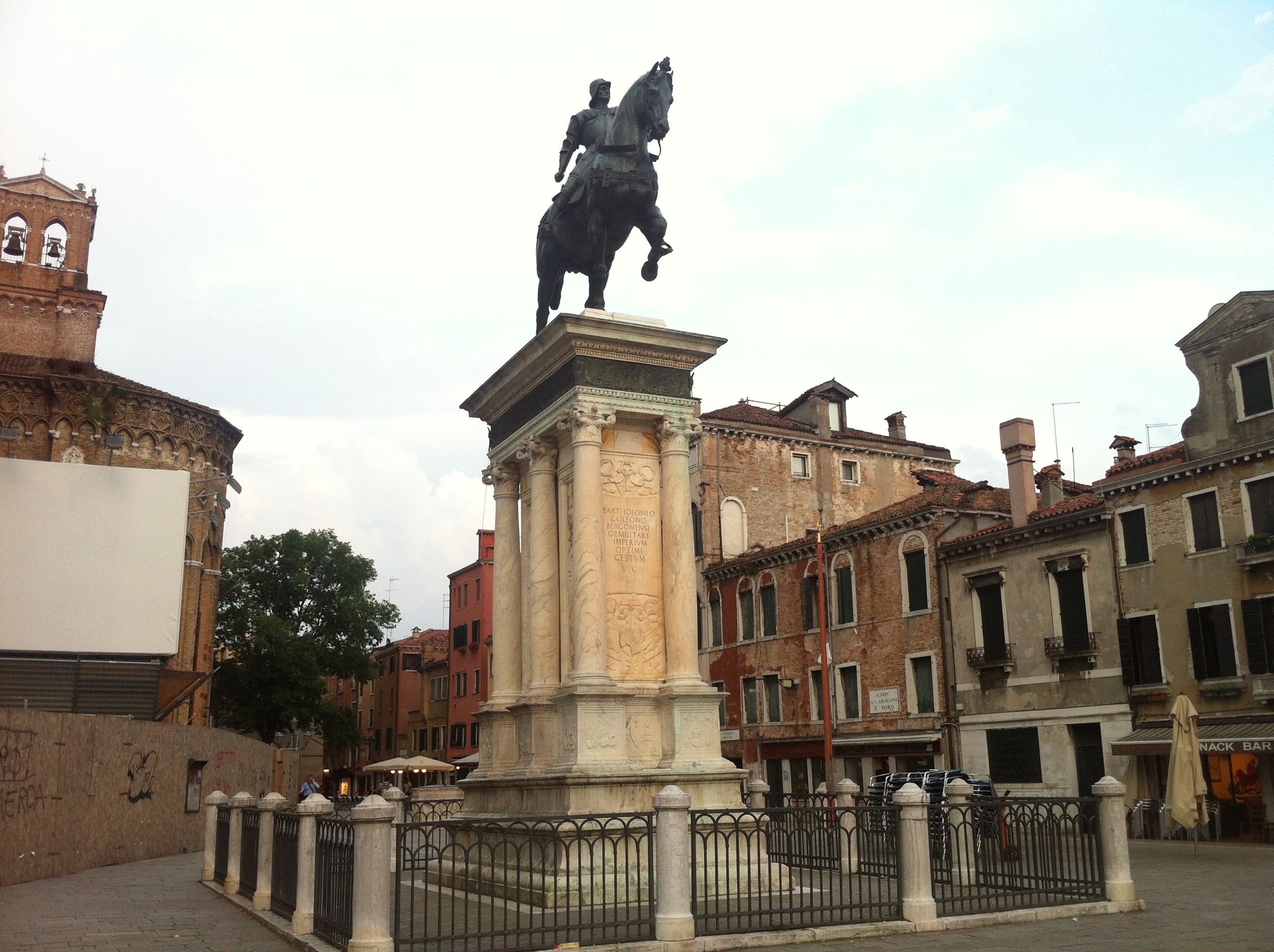 Verrocchio’s equestrian statue of Bartolomeo Colleoni