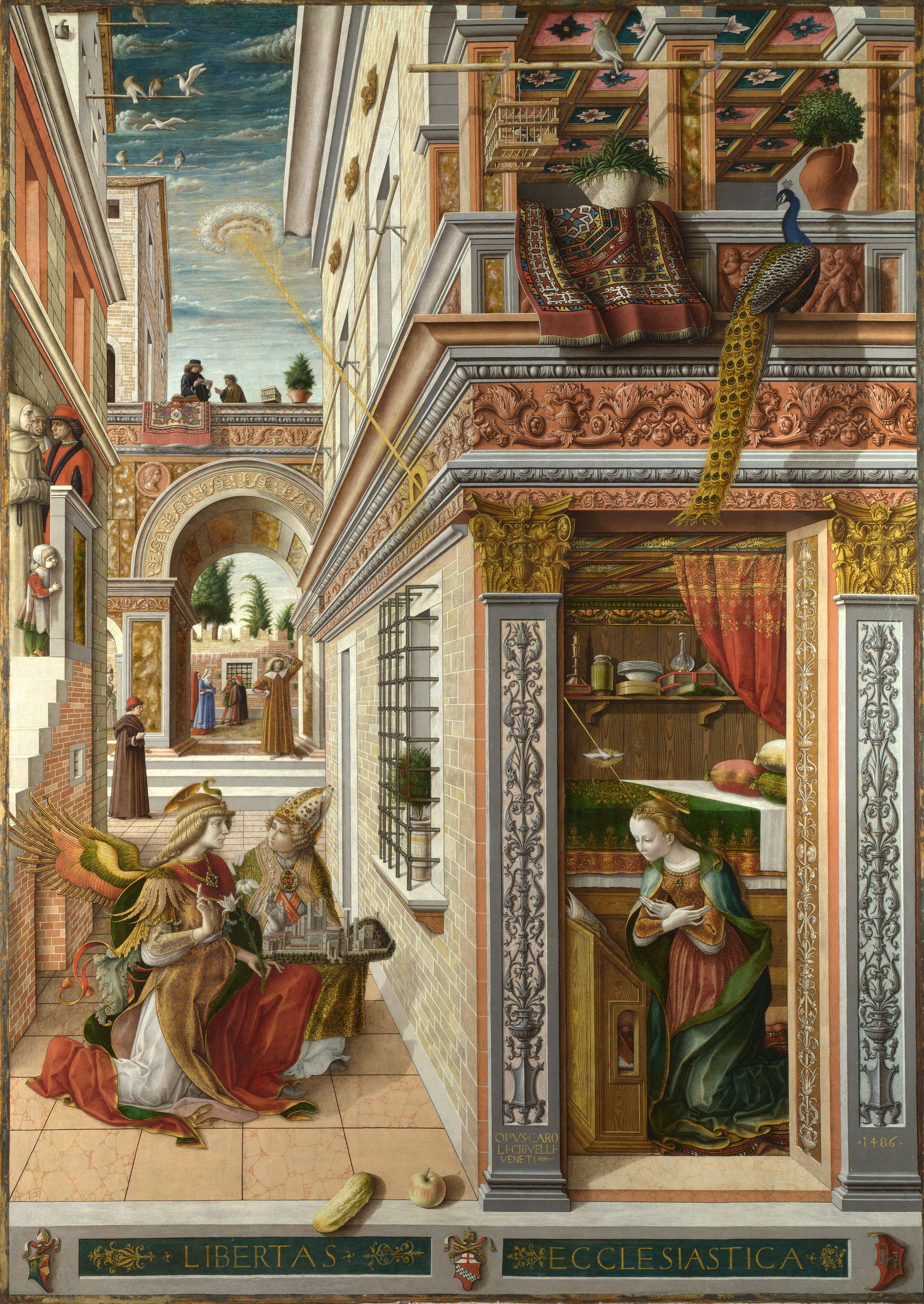 The Annunciation, with Saint Emidius