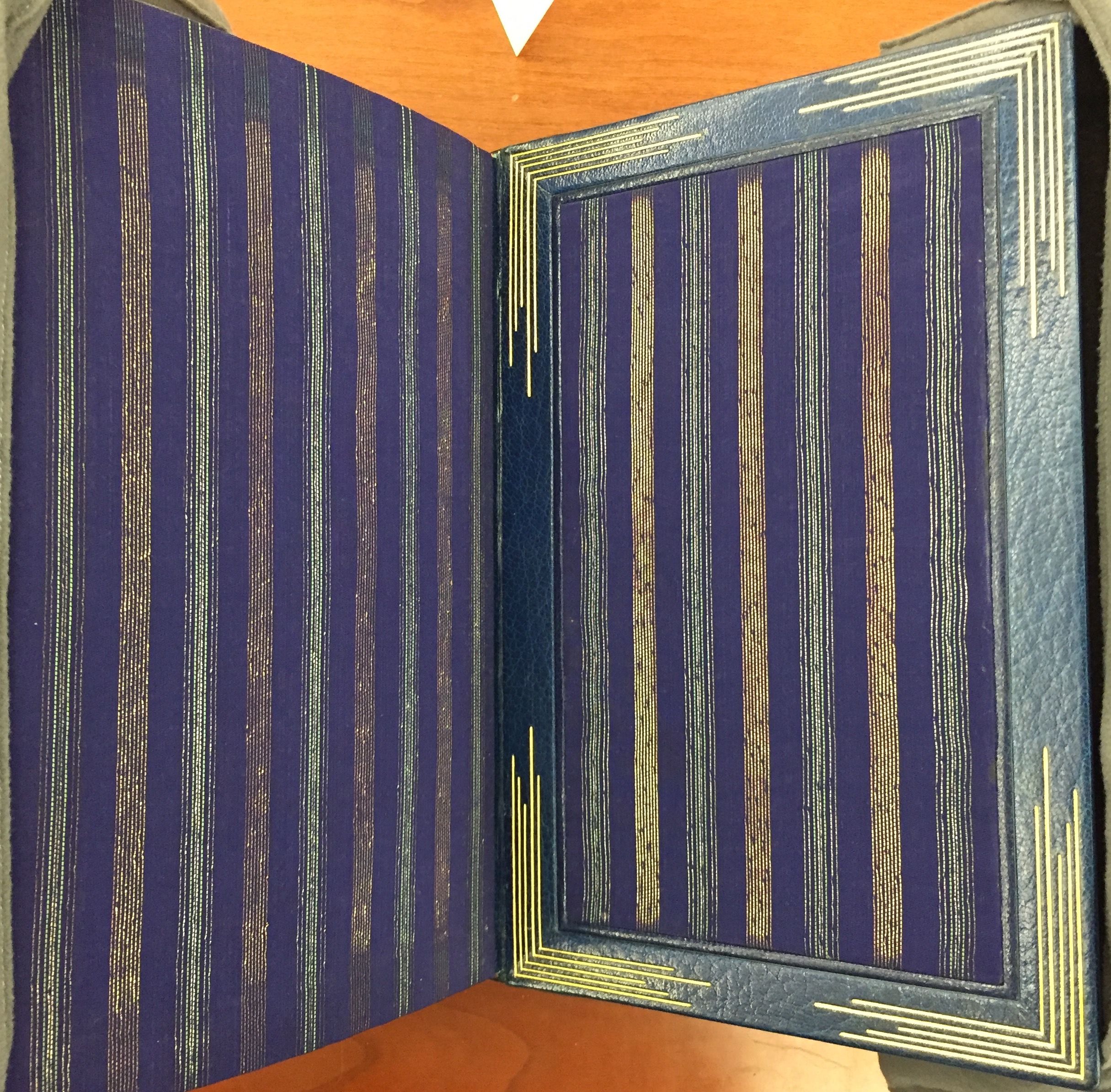 Owl’s Clover, 1936, binding by René Aussourd, interior.