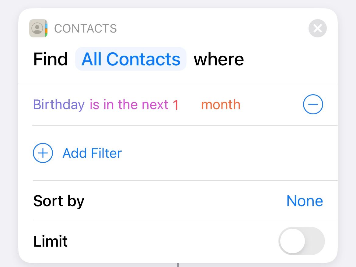 Find Contacts
