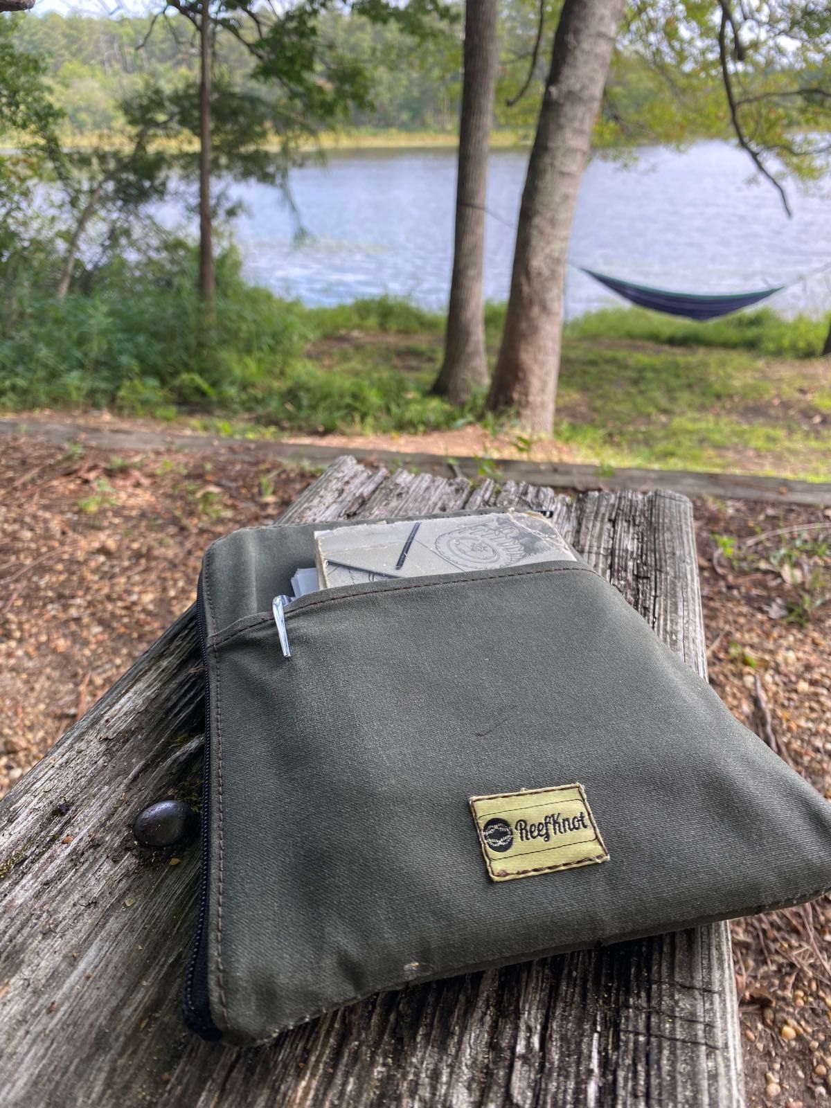 Journaling time on Paynes lake in Alabama
