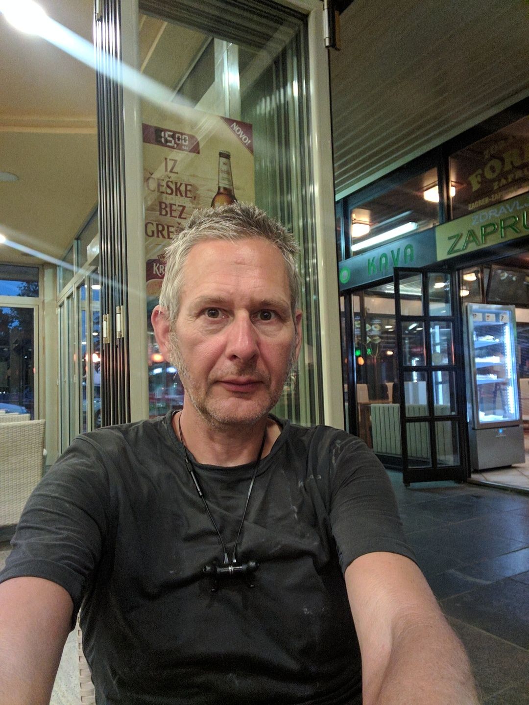 20:55:59: Yes, the white tide line on my t-shirt is salt crystals from sweat.