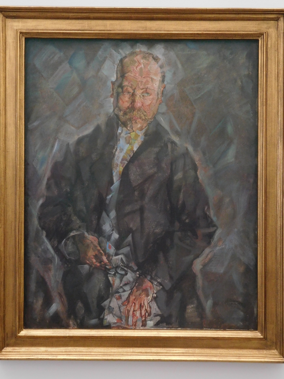 13:44:37: Max Oppenheimer - portrait of Heinrich Thannhauser, 1911