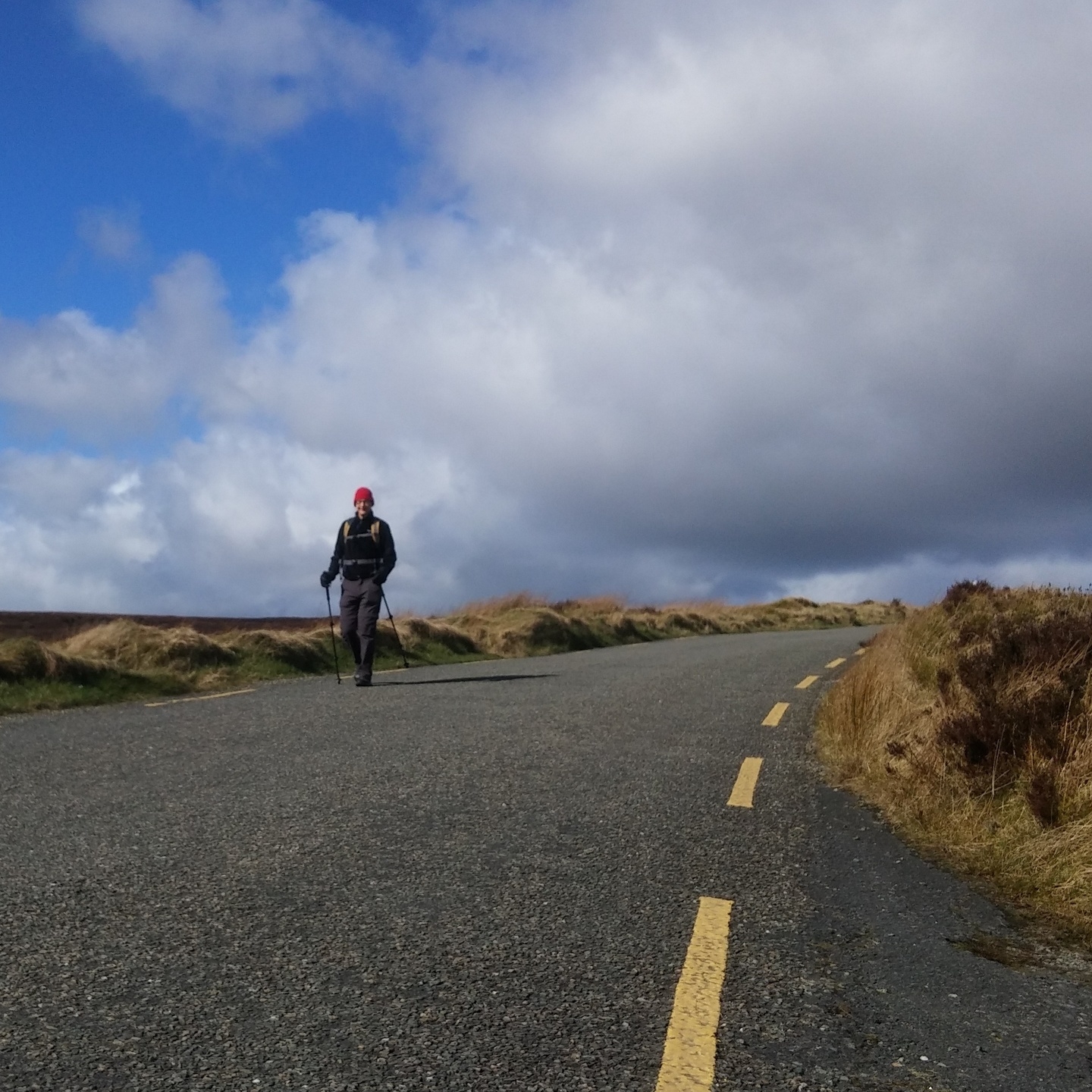 Aisling took this snap as I approached our agreed lunchtime rendezvous.