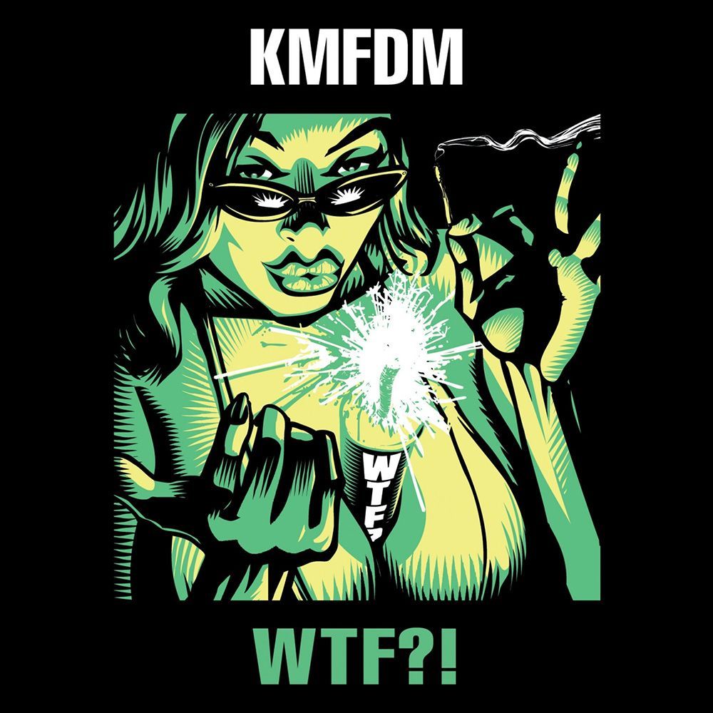 KMFDM Cover to the album WTF!