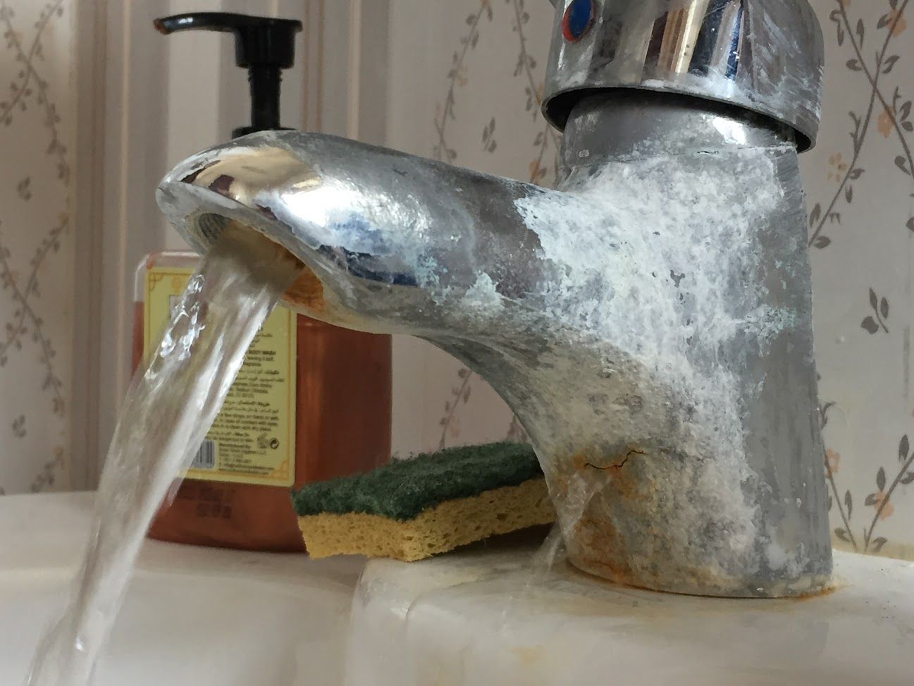 corroded faucet and or tap