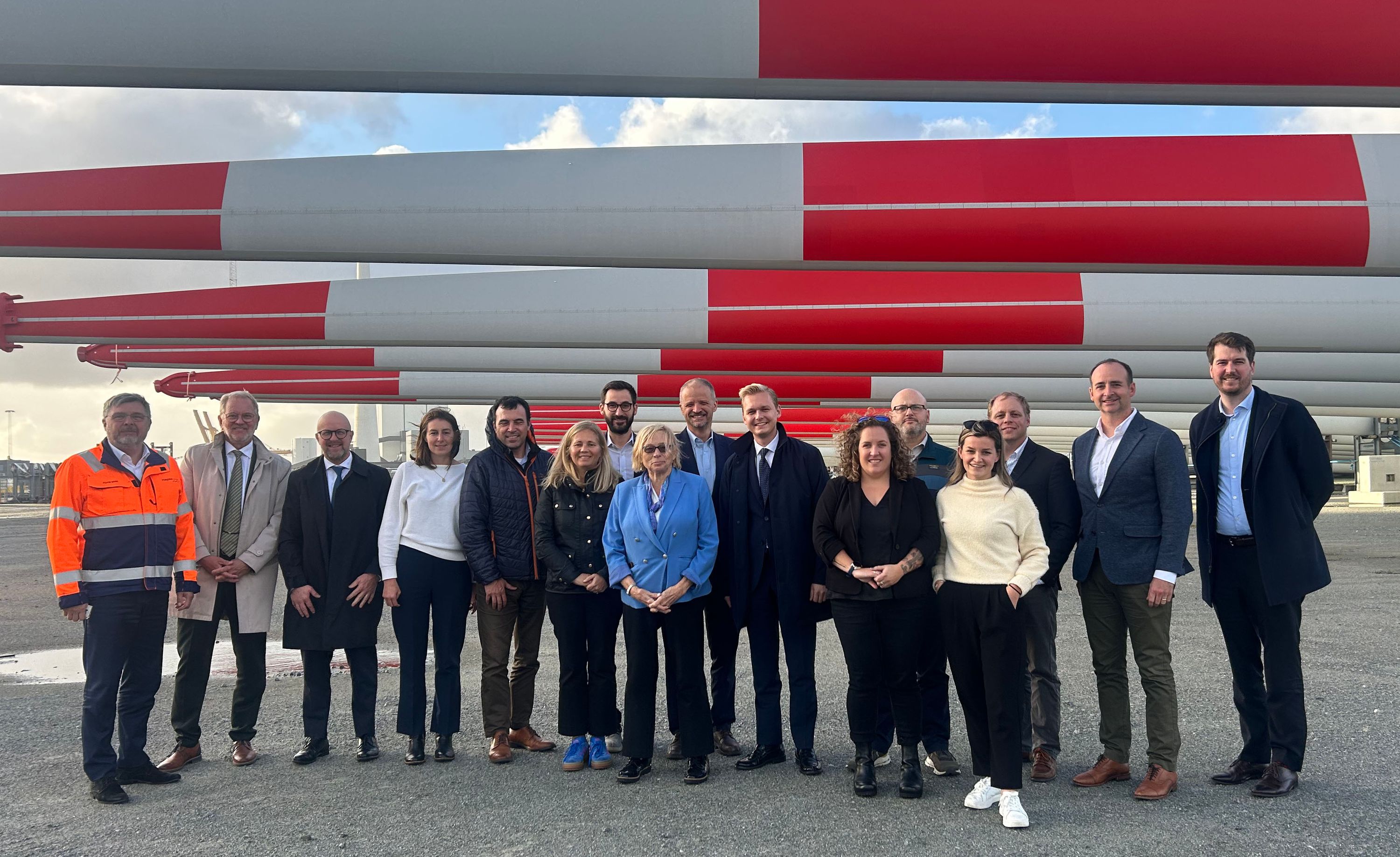 Delegation at Port of Esbjerg