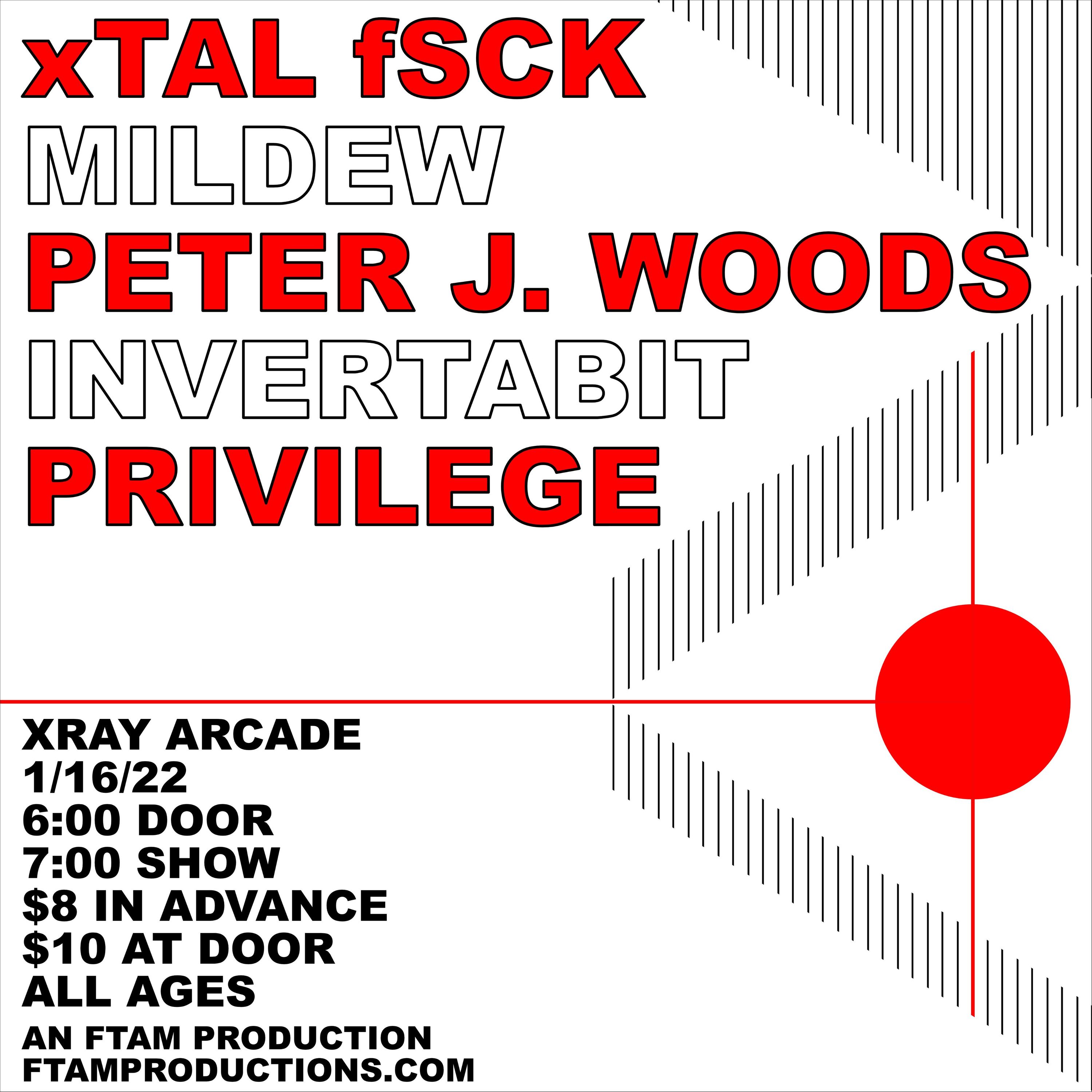 xTAL fSCK XRay Arcade Flyer