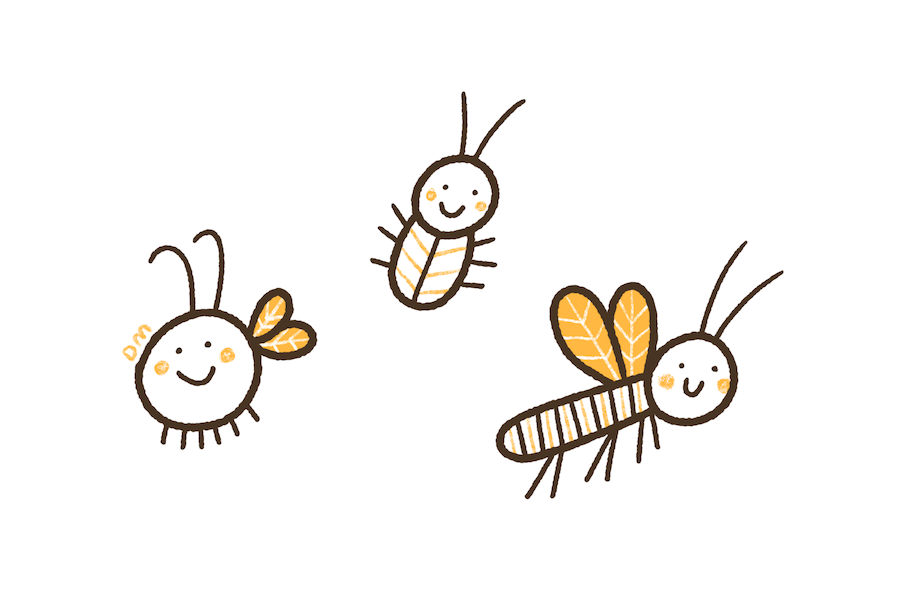 Three Little Bugs