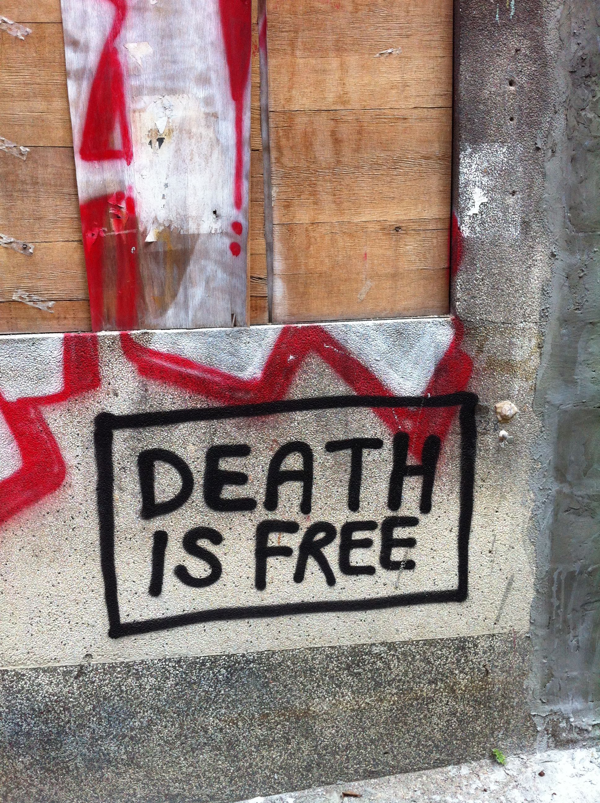 Death is Free, Hong Kong, October 2011