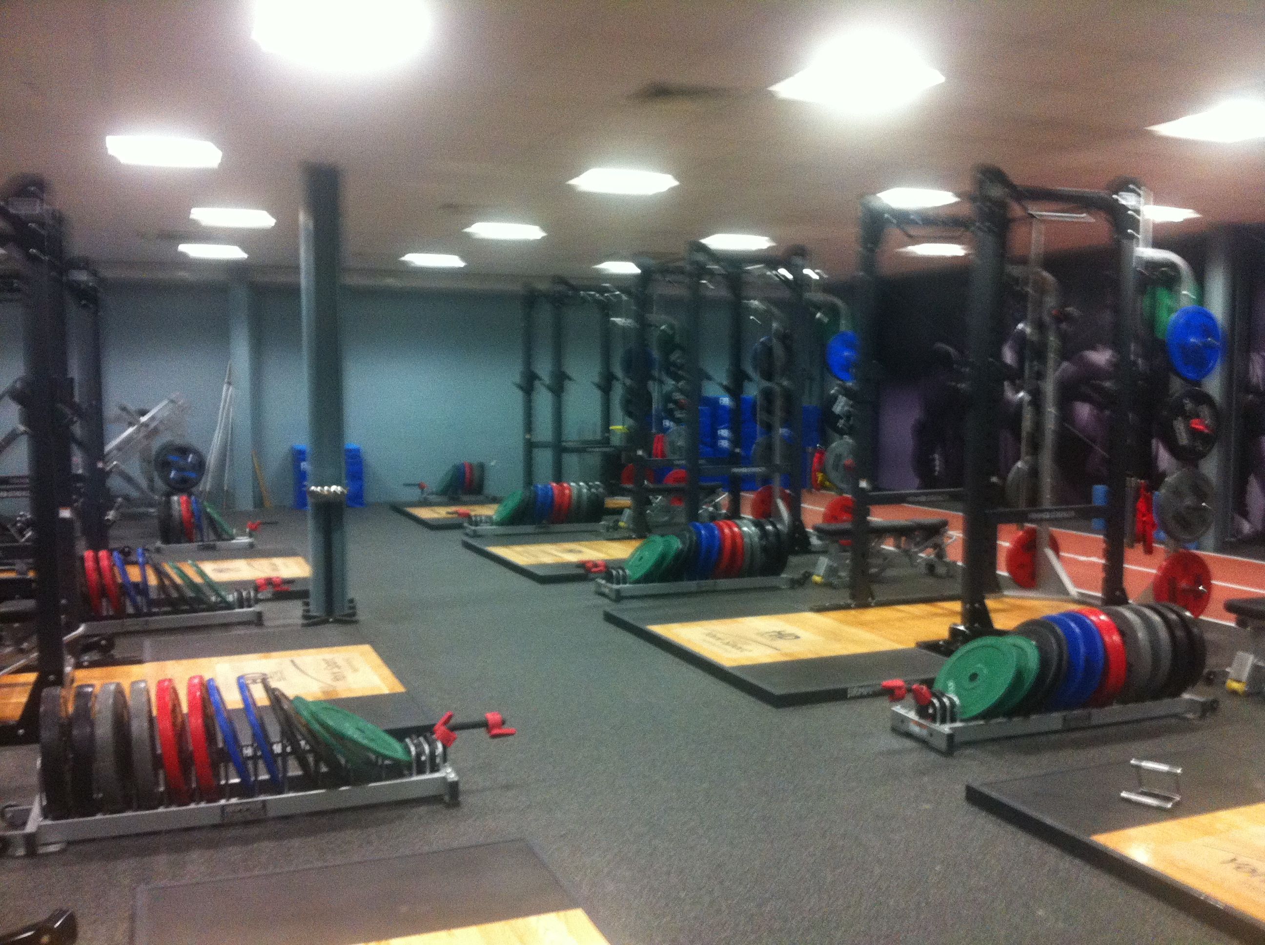 Weight Room, York, December 2013
