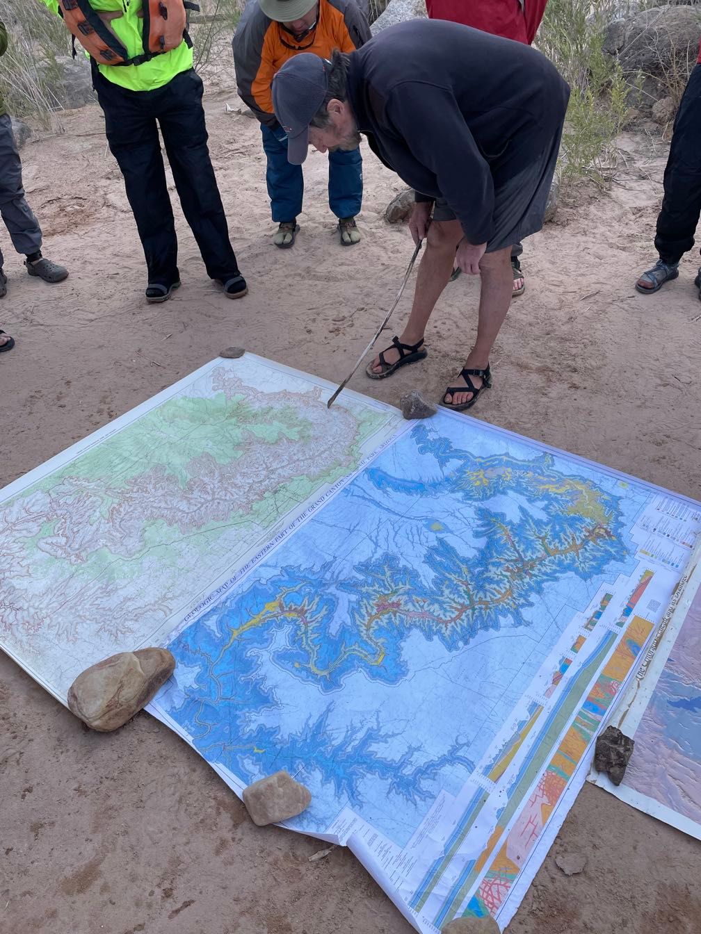 Gary giving a geology lecture