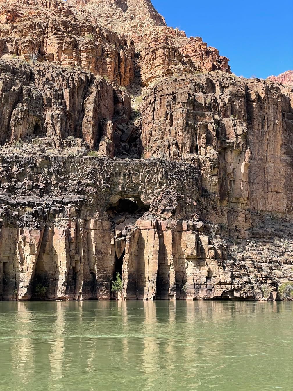 A basalt arch